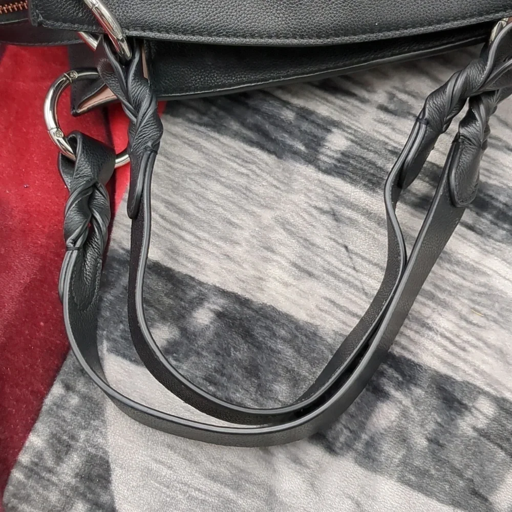 Rebecca Minkoff black leather satchel